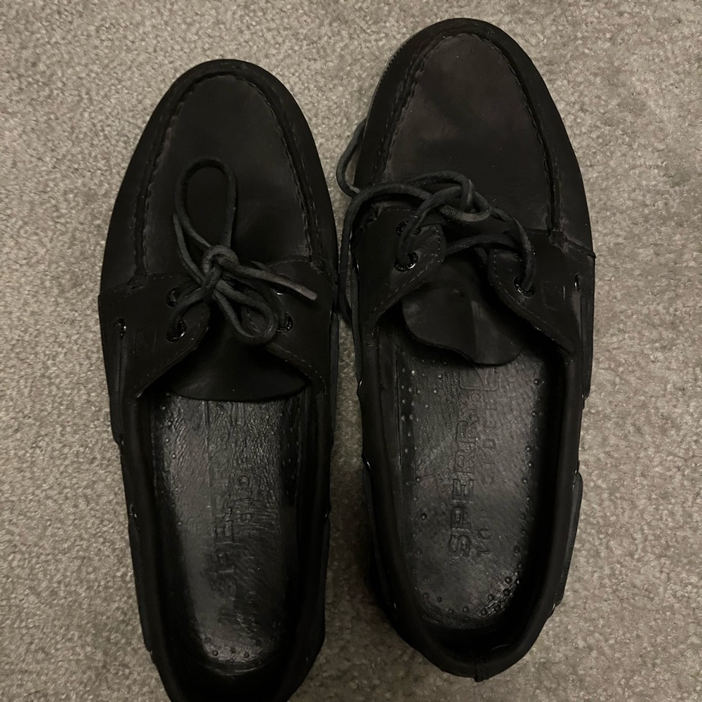 Men's Black Sperry Shoes
